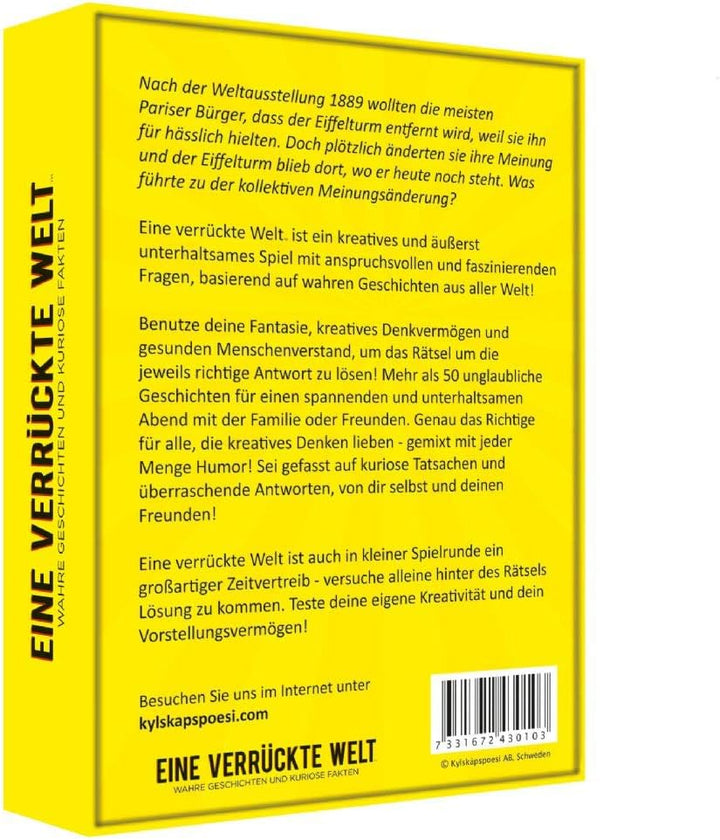 Kylskapspoesi 43010 - Eine verrückte Welt – Wahre Geschichten & kuriose Fakten