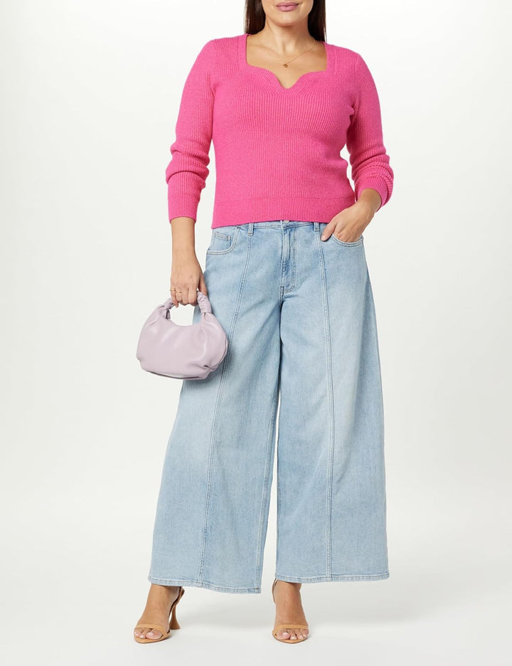 The Drop Damen Jeans Jeans, Frida Relaxed Fit 26 Helles Indigoblau, 26 Helles Indigoblau