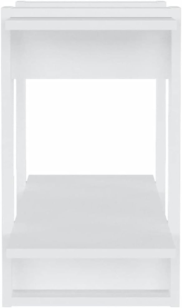 homiuse BüCherregal Weiss Raumteiler Regal 80x30x51 cm Raumteiler Regal Holzregal Wohnzimmer MöBel R