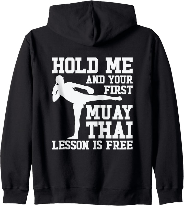 Muay Thai Coach Kickboxen Lehrer Kampfsport Kapuzenjacke