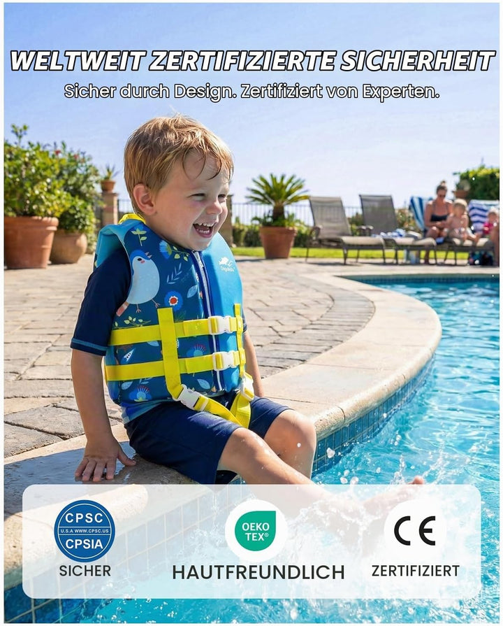 Gogokids Kinder Schwimmweste Float Jacket – Kleinkind Badeanzug Assist Bademode Schwimmtraining Auft