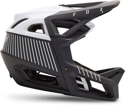 Fox Enduro MTB-Helm Proframe RS Mash - Schwarz/Weiss Schwarz L, Schwarz L