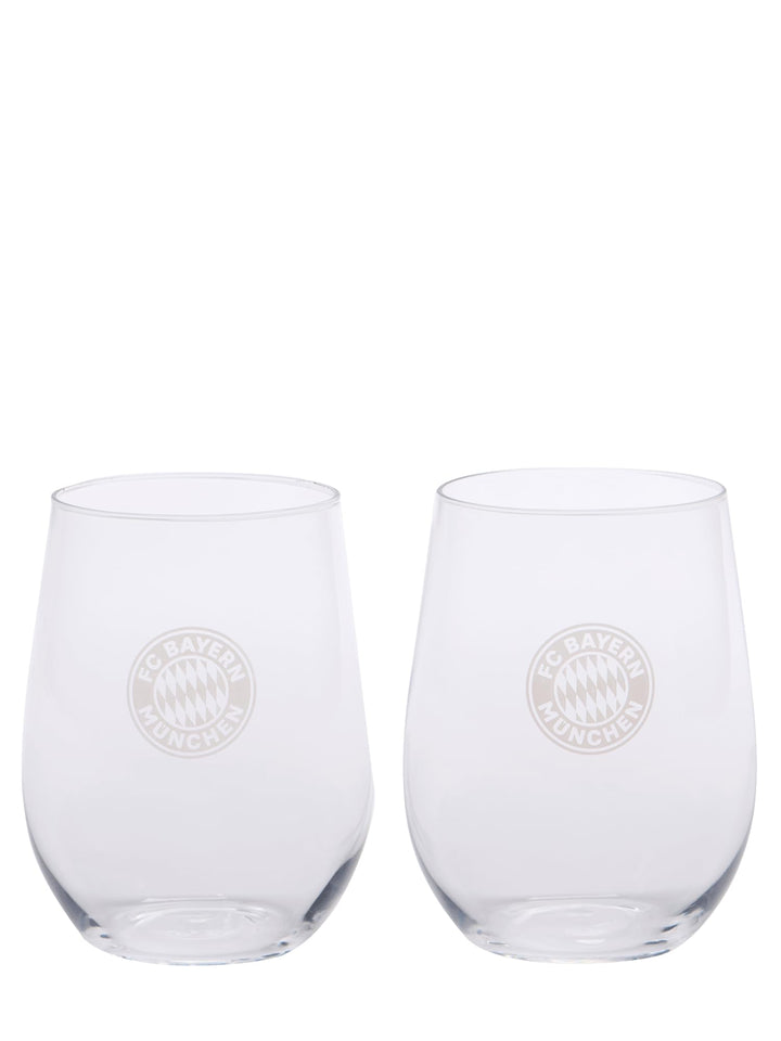 FC Bayern München Wasserglas 2er-Set I Fussball 2 Stück (1er Pack), 2 Stück (1er Pack)