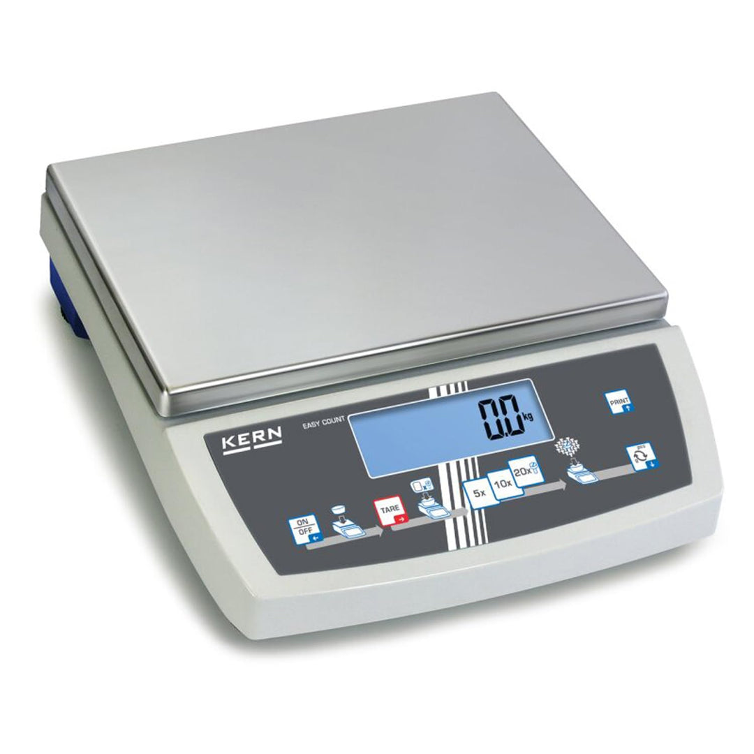 Präzisionswaage [Kern CKE 6K0.02] Selbsterklärende Zählwaage mit Laborgenauigkeit, Wägebereich [Max]