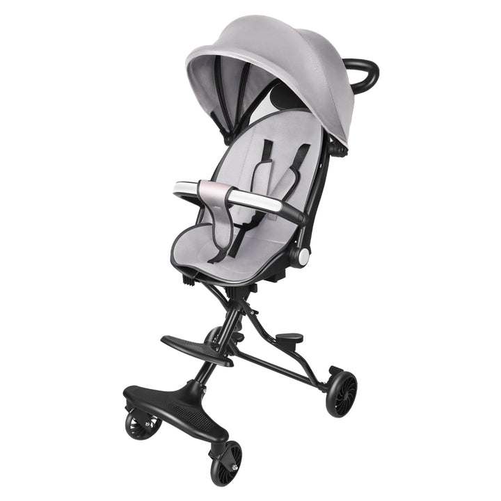 OHMG Kinderwagen,Reisebuggy, leicht und kompakt, Handgepäckgrösse, faltbarer Reise-Kinderwagen mit L