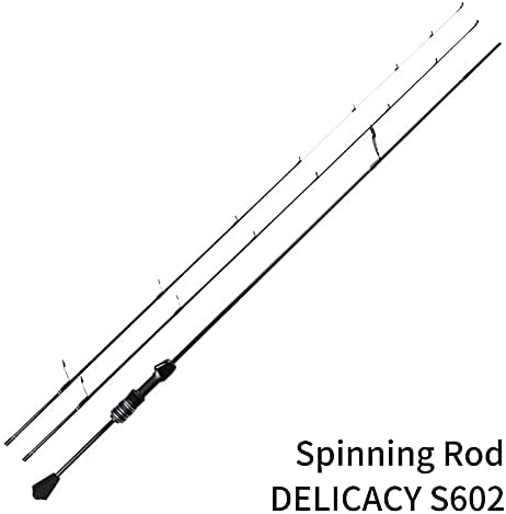Mavllos Delicacy 1.8m 0.6-8g UL Angelrute Baitcast Spinnrute Ultraleichte Kohlefaser Hohl + Solide 2