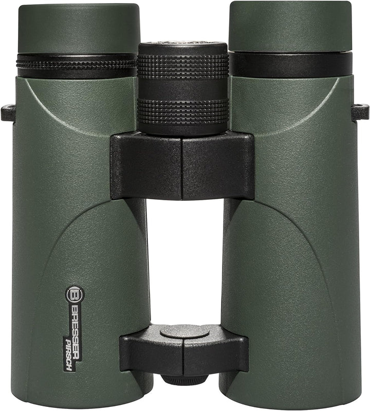 Bresser Fernglas Pirsch 10x42 mit hochwertiger Phasenvergütung und Schutzgasfüllung, wasserdicht, 10