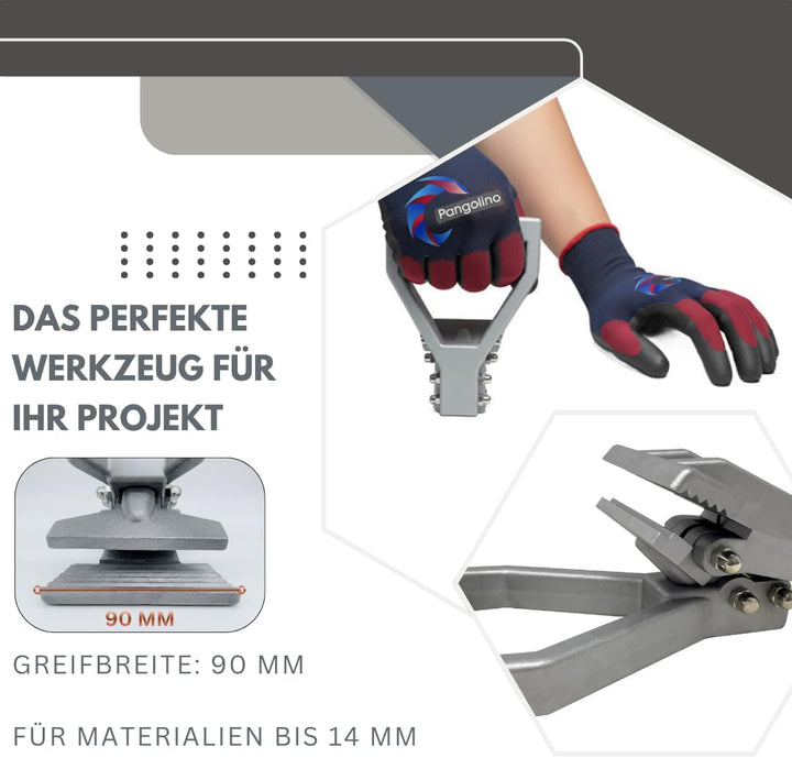 Reissklaue Halteklaue [90 mm] Teppichkralle - Pangolino Reisskralle Aluminium, Reissklaue