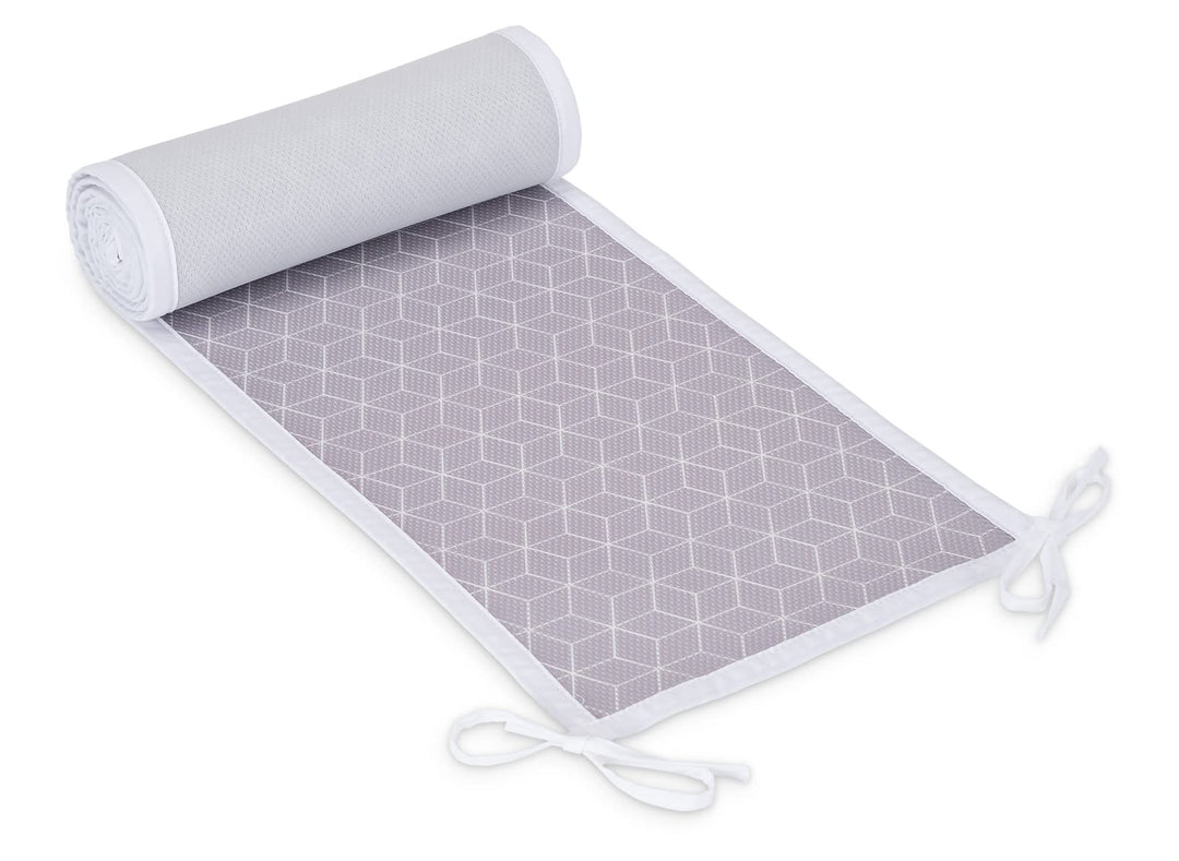 FabiMax Nestchen/Bettumrandung aus atmungsaktivem Netzstoff, 190 cm (50/90/50) - für Beistellbett Ba