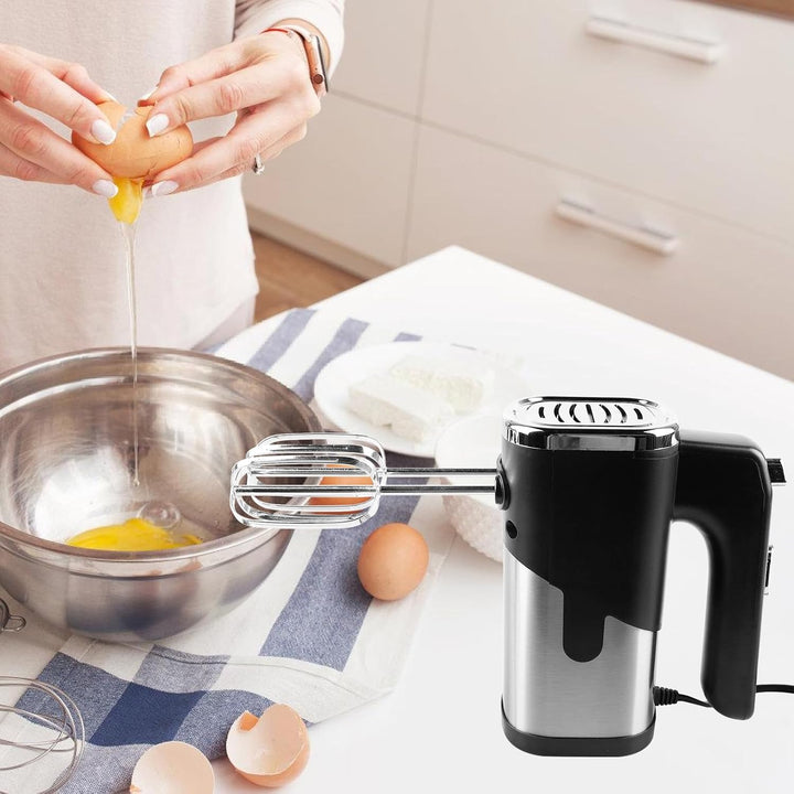 Elektrischer Handmixer, 800 W Handrührer, Rührgerät Handmixer Mit 5 Geschwindigkeitsstufen, Handrühr