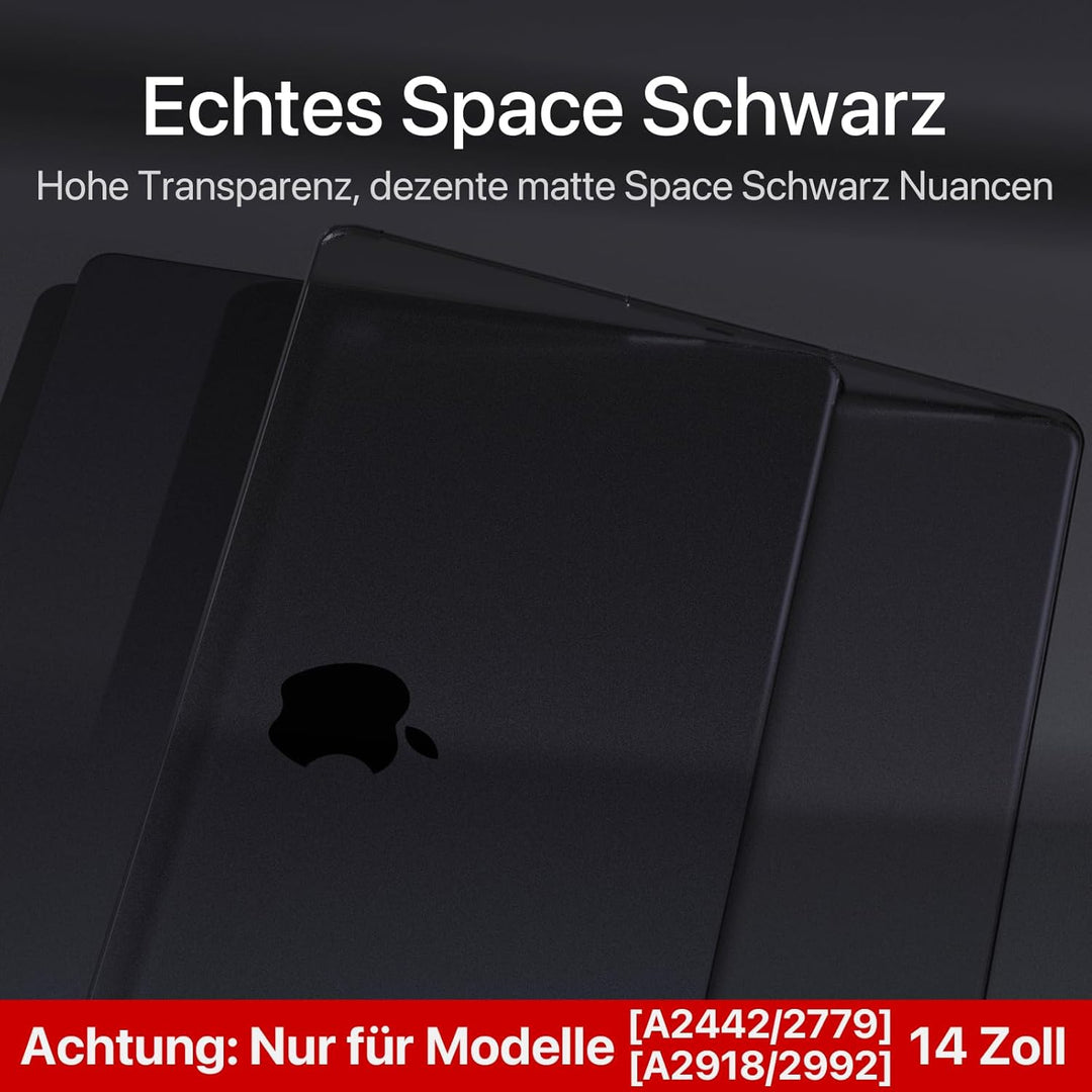 Soonjet für MacBook Pro 14 Hülle (2024-2021) M4-M1 Pro/Max Farbe Passend A3112 A3185 A3401 A2992 A29