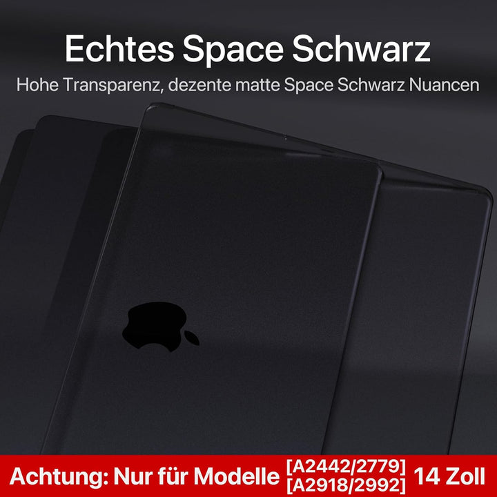 Soonjet für MacBook Pro 14 Hülle (2024-2021) M4-M1 Pro/Max Farbe Passend A3112 A3185 A3401 A2992 A29