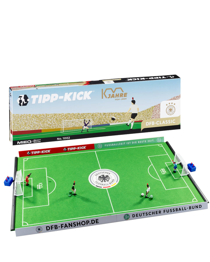 TIPP-KICK Spiel DFB Classic Tischfussball-Set 100 Jahre - Fussball-Spiel mit Spielern, Torwarten, Pl