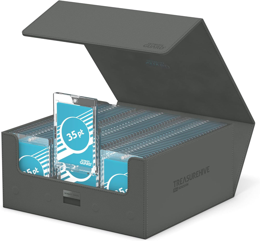 Ultimate Guard Unisex-Adult Treasurehive 90+ Xenoskin Kartenbox 252 x 252 x 125 mm Grau, 252 x 252 x