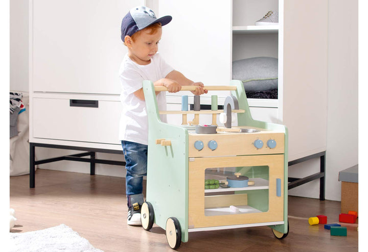 PINOLINO Kinderküche Kalle, pastellgrün, türkis, 6 kg