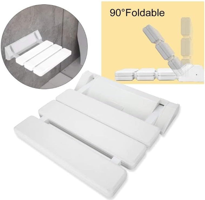 Duschklappsitz für Wandmontage, bis 150 kg - Klappsitz Dusche hochklappbar für die Dusche Stuhl klap