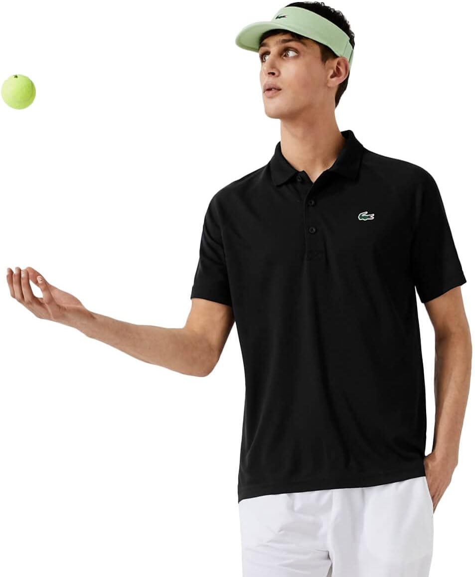 Lacoste-Herren Polo KURZARM-DH3201-00 S Schwarz (031), S Schwarz (031)