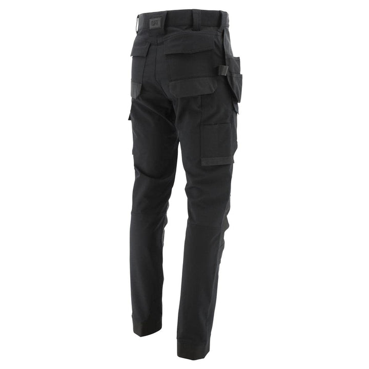 Caterpillar CAT Workwear Herren Tech Stretch DWR Stretch Arbeitshose 34 Schwarz, 34W / 32L Schwarz