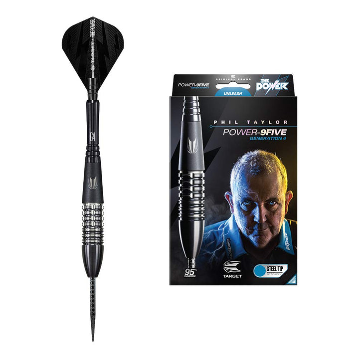 Target's Phil Taylor Generation 4 Power-9five 95% Tungsten Dartpfeile 22 g, 24 g und 26 g 22G, 22G