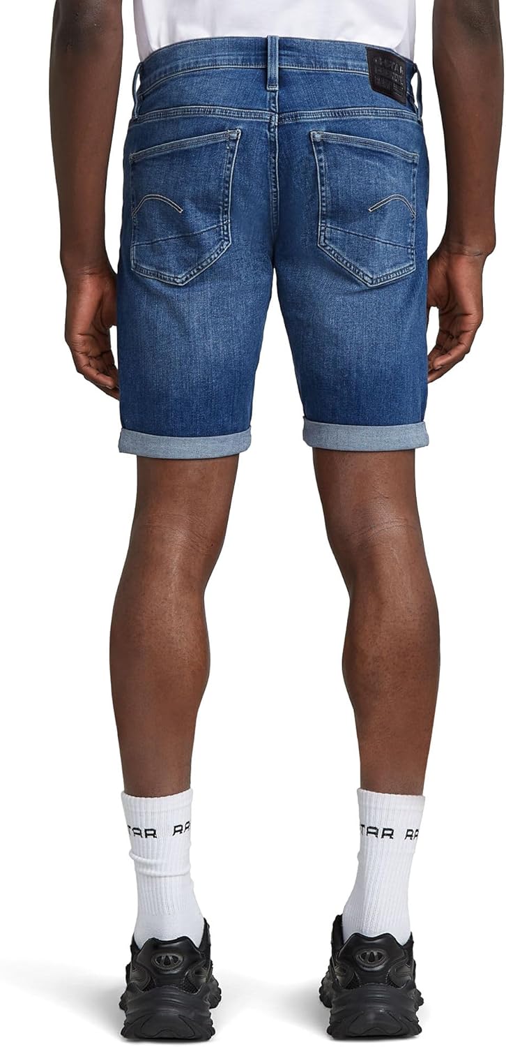 G-STAR Herren Shorts 24W Blau (Medium Aged D10481-8968-071), 24W Blau (Medium Aged D10481-8968-071)