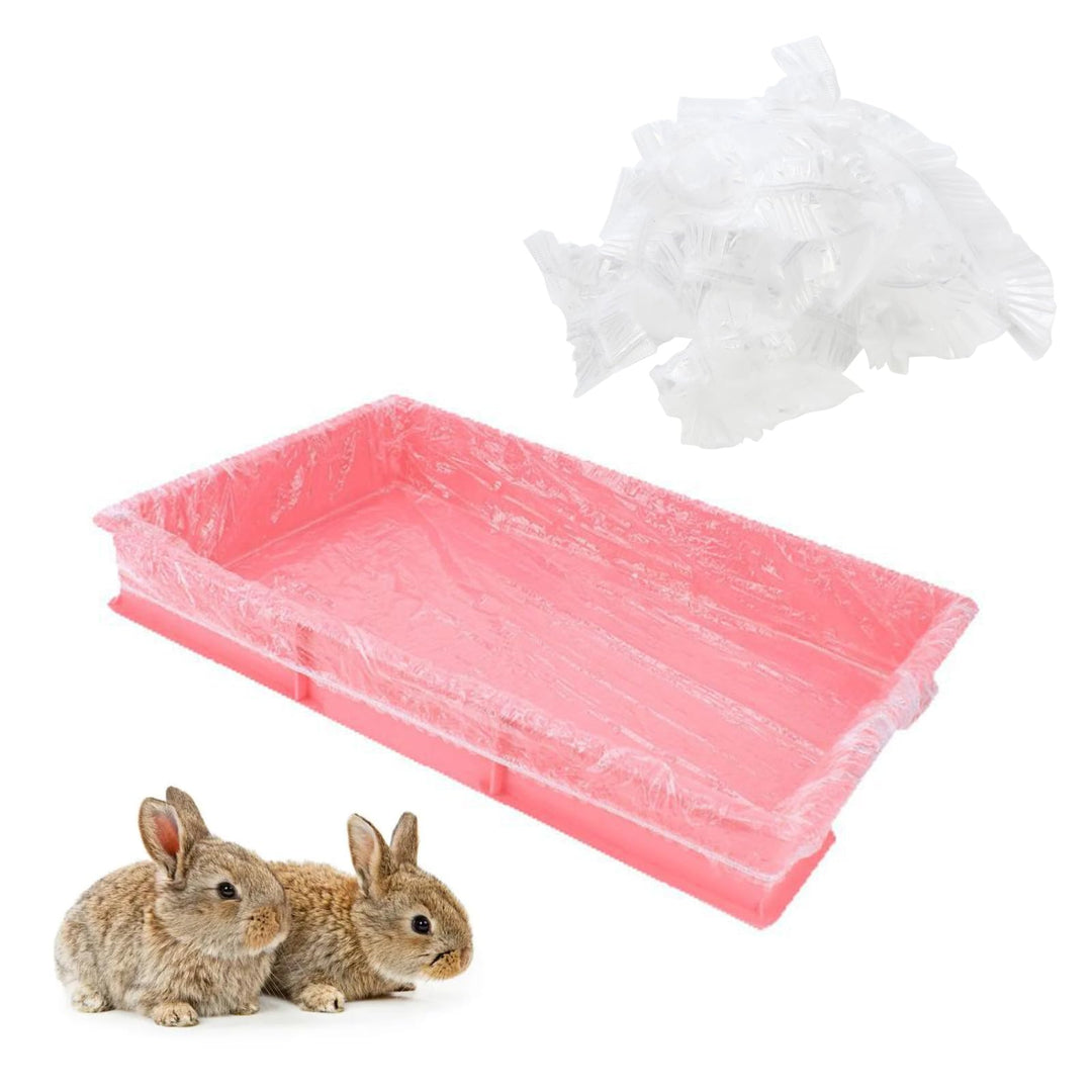 Meprotal Einweg-Kaninchenkäfig-Einlagen, Kunststoff, für Kaninchen, Hamster, Chinchillas, Frettchen,