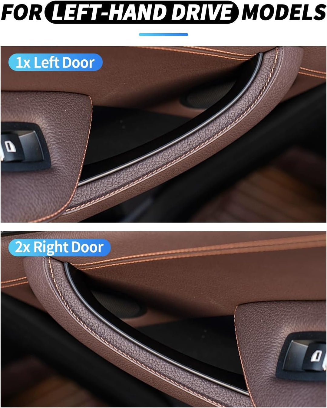 TZYSZDB Autotürgriff, F25 Türinnengriff für BMW X3 X4 F25 F26, Türgriff Fahrerseite, Türgriff Beifah