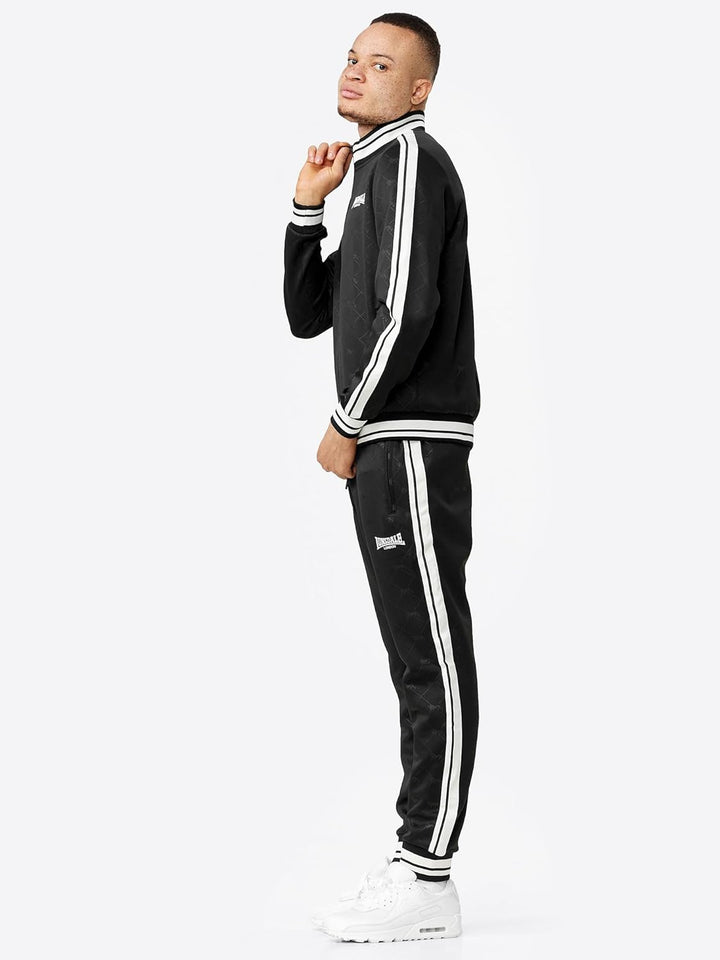 Lonsdale Herren Ashwell Trainingsanzug, Black/White