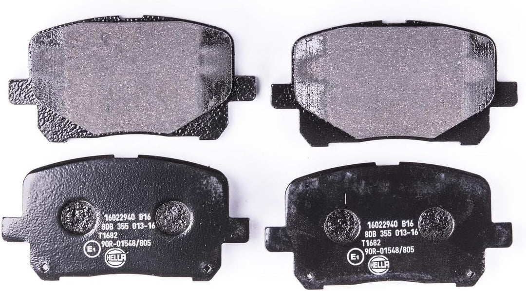HELLA PAGID 8DB 355 013-161 Bremsbelagsatz - T1682 - Dicke/Stärke: 16.9mm - Bremssystem: Akebono - n