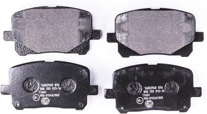 HELLA PAGID 8DB 355 013-161 Bremsbelagsatz - T1682 - Dicke/Stärke: 16.9mm - Bremssystem: Akebono - n