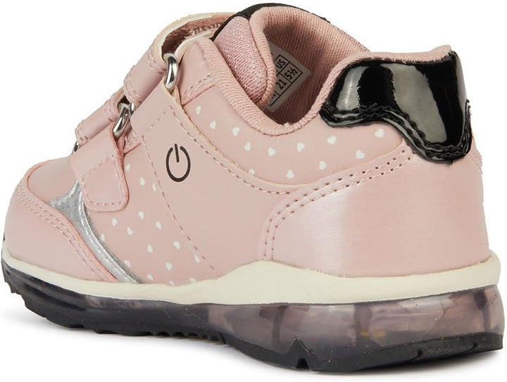 Geox Baby-Mädchen B Todo Girl Sneaker 20 EU Old Rose, 20 EU Old Rose