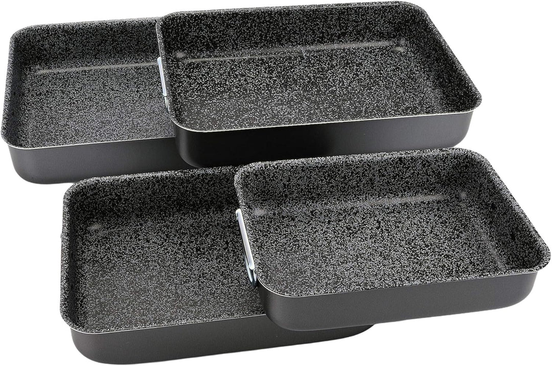 Alluflon Tradition Italien Lasagneform, Aluminium, schwarz, 31 x 23 cm Rettangolare 31x23cm, Rettang