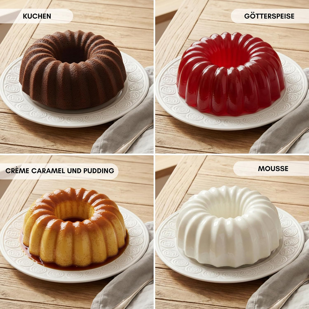Erreke Gugelhupfform, Professionelle Qualität Kuchenform, Gugelhupf Backform, Sehr Widerstandsfähig,
