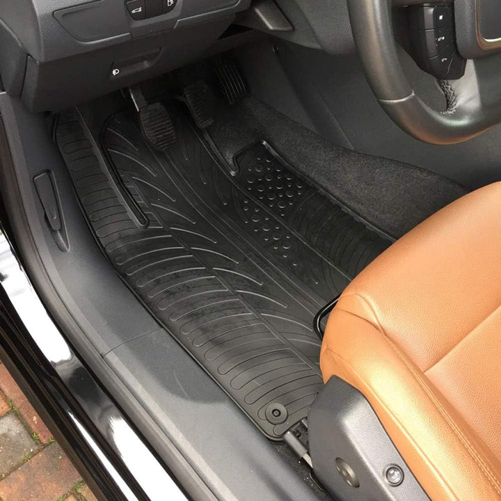 Gledring Satz Gummimatten kompatibel mit Peugeot 508 2011-2018 (T Profil 4-teilig + Montage-Clips) F