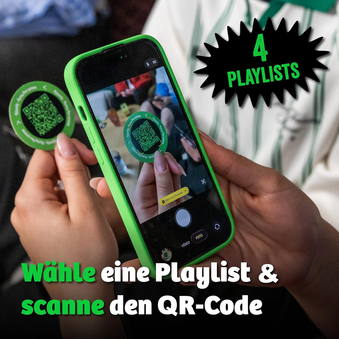 Match My Beat – Das Musik-Partyspiel mit 200 Songs &amp; 400 Szenarien – Kartenspiele für Erwachsene, Te