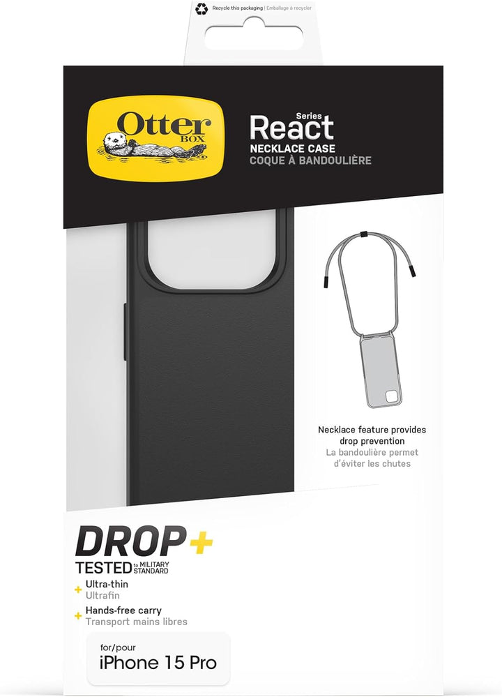 OtterBox React Necklace Hülle mit MagSafe für iPhone 15 Pro, ultraschlanke, schützende Hülle mit ver