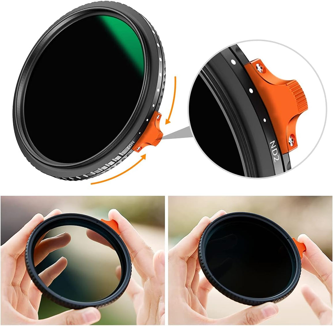 K&F Filtre Nano X HD ND2-400 Revetement vert 67mm