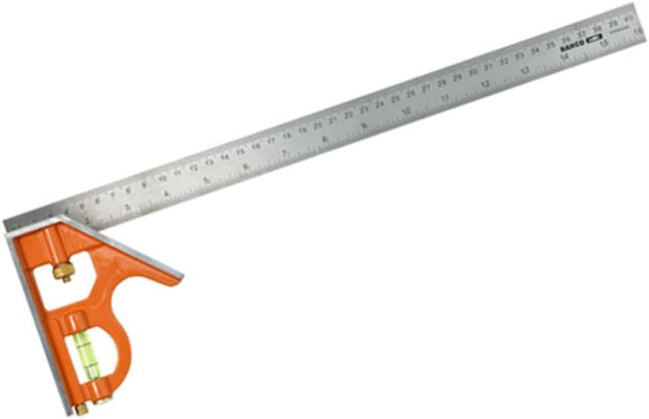 Bahco CS400 Kombinationswinkel 400mm 1 Originalverpackung, 1 Originalverpackung