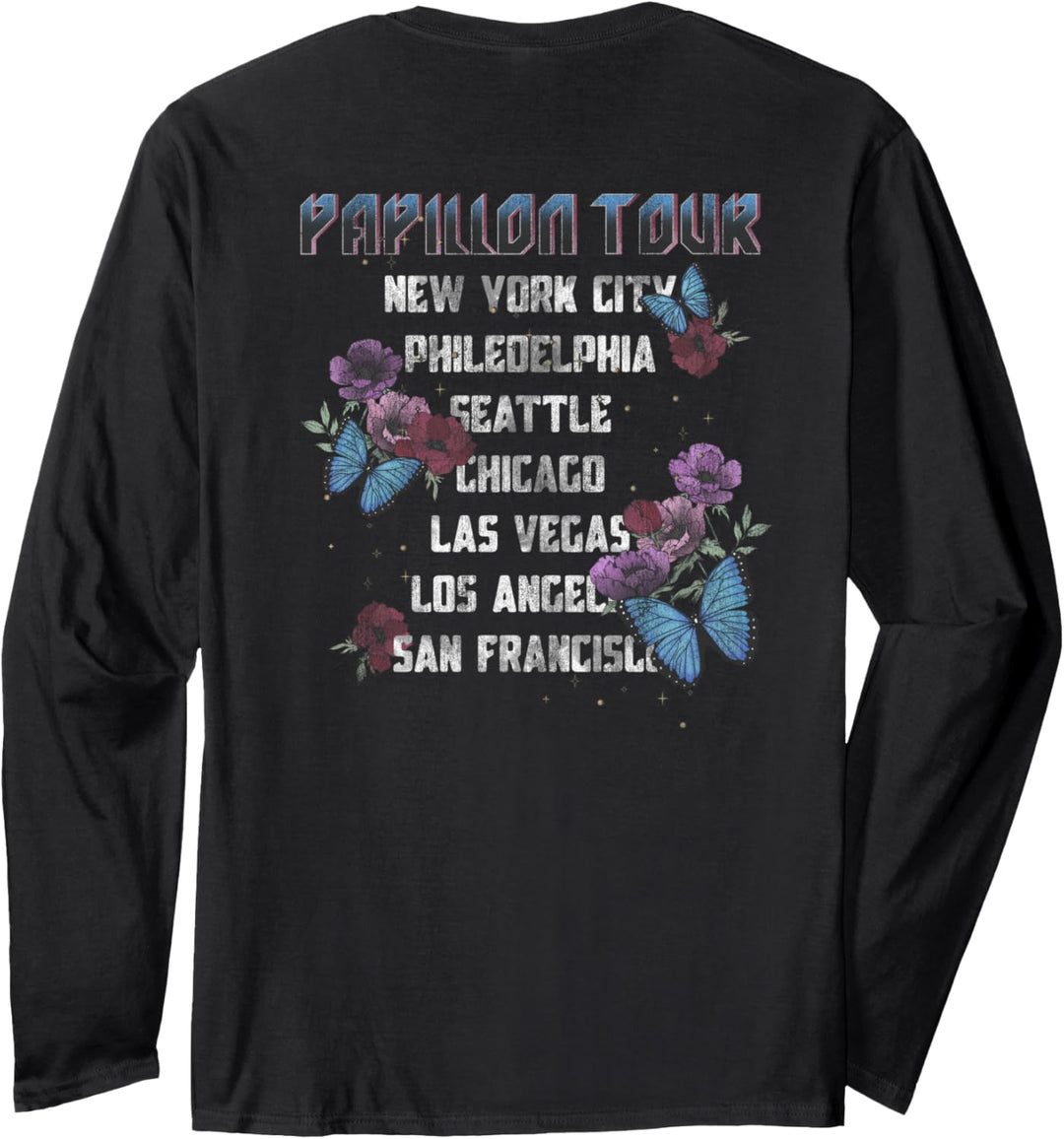 Papillon Tour Butterflies & Moon Langarmshirt
