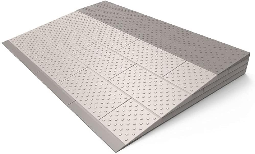 secucare Schwelle Rampe Modular 2 Schichten 84 x 4 x 33 cm 2 84cm X 33cm, 2 84cm X 33cm