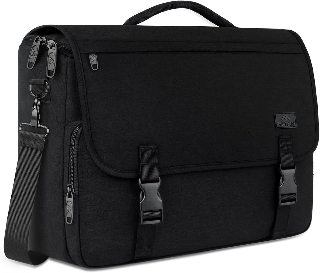 MATEIN Aktentasche Herren, Laptoptasche 15,6 Zoll, Wasserdicht Messenger Bag Laptop Tasche, Business