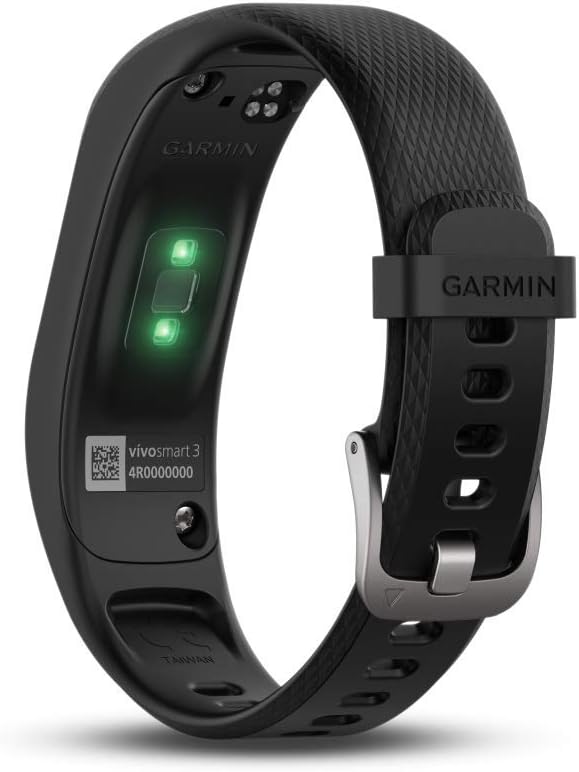 Garmin vivosmart 3 Fitness-Tracker - verstecktes gestik- & tapaktiviertes OLED-Touchdisplay, Herzfre