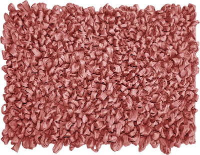 Lashuma Zottelteppich Masala Pink, weiche hochfor Badematte 50x70 cm 50x70 cm Marsala, 50x70 cm Mars