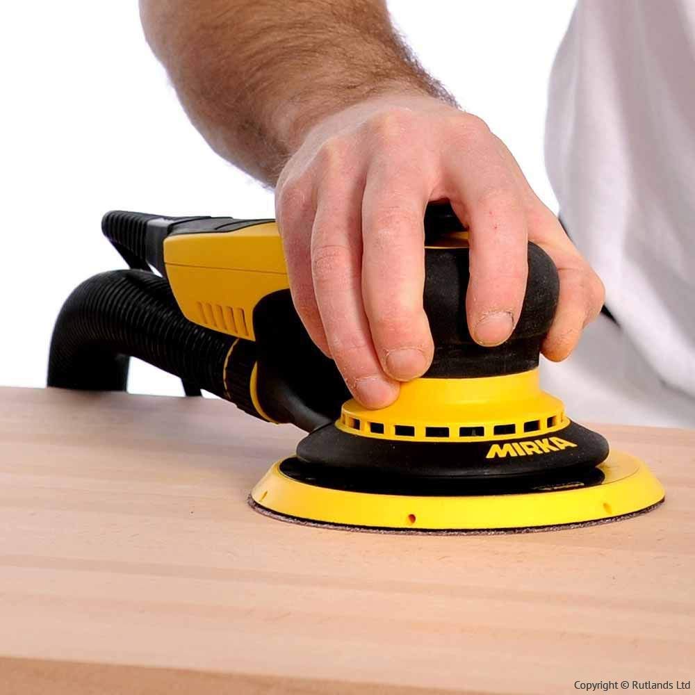 Mirka Abranet Ace Netz Schleifscheiben Ø 150mm Klett / Korn P80 / 50 Stk / Für alle 150mm Exzentersc