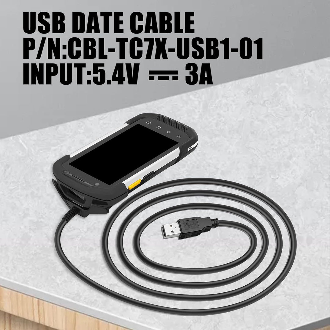 Sicimly TC70 USB-Ladekabel für Zebra TC77 TC70 TC72 TC75 TC75X TC70X TC55 TC720L TC75EK TC75AH TC75G