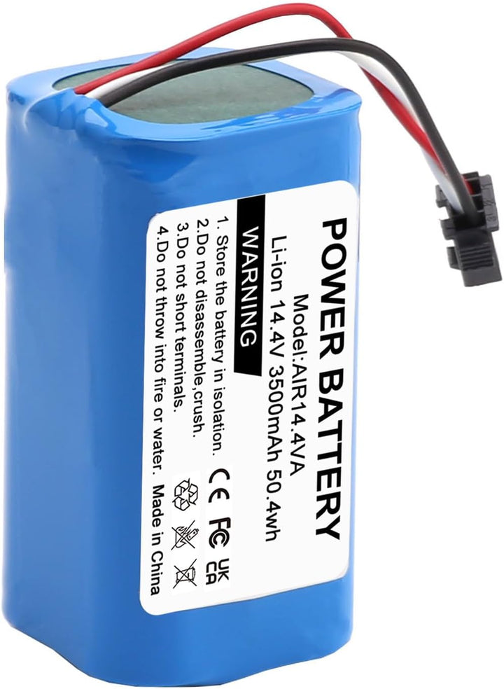 14.4V 3500mAh Li-ion Ersatzakku Kompatibel mit AIRROBO P20 Saugroboter, RoboVac 11S 15C 30C G10 G30