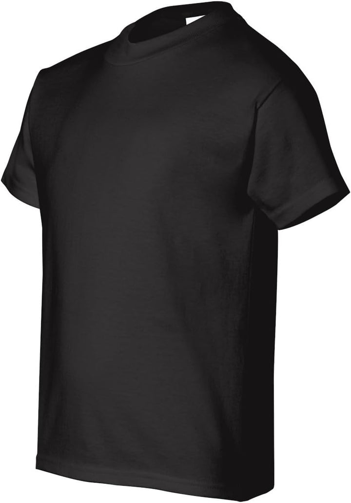 Jungen TAGLESS? ComfortSoft? Crewneck T-Shirt (XS, Schwarz)
