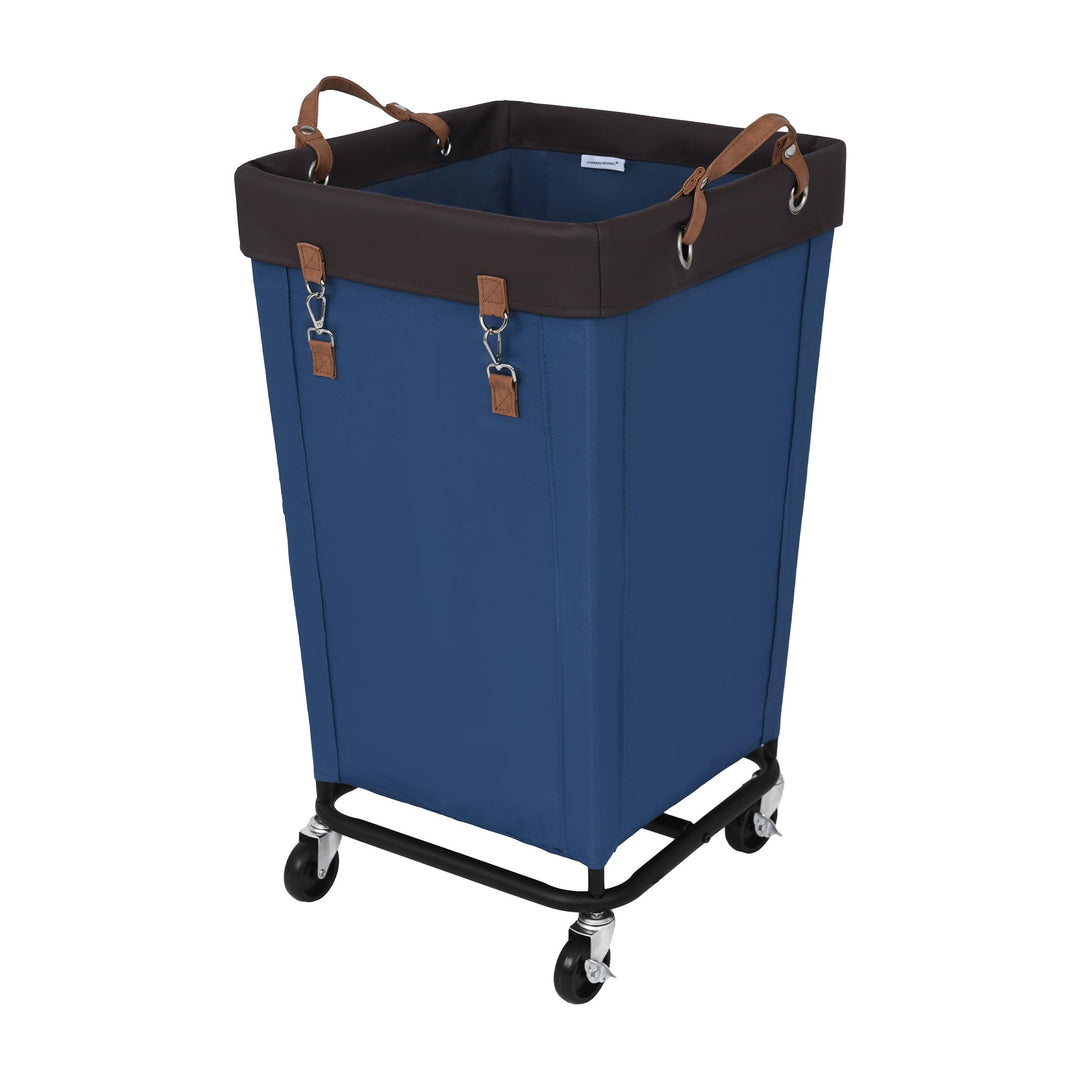 StorageWorks 160L Wäschewagen mit Rollen, grosser Wäschekorb mit Rollen für Wäsche, Wäschewagen mit