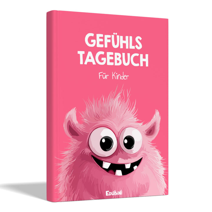 Edubini Gefühlstagebuch Kinder [6-12 Jahre] - Tagebuch Mädchen & Jungs - Gefühle Buch für Umgang mit