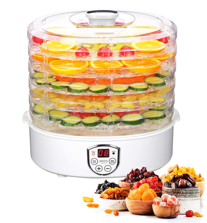 CR6659 CR 6659 Camry Lebensmitteltrockner, 550W, Dörrautomat, Lebensmittel Dehydrator, Dörrgerät für
