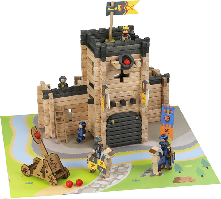 Jeujura - 8028 – Burg Fort et CatapuLTE – 270 Teile – ab 5 Jahren